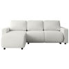 ECKSOFA  in Webstoff Creme  - Creme/Schwarz, MODERN, Kunststoff/Textil (150/240cm) - Xora
