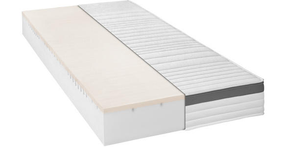 KALTSCHAUMMATRATZE 100/200 cm Höhe ca. 21 cm  - KONVENTIONELL, Textil (100/200cm) - Xora