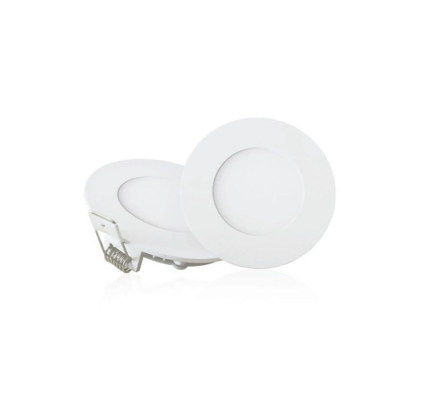 LED PANEL - bela, Osnovno, metal/plastika (8,3/1,3cm)