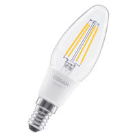 LED-FILAMENT-LEUCHTMITTEL   E14 4 W 470 lm  - Transparent, Basics, Glas (3,5/11,5cm) - Osram
