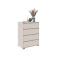 KOMMODE  in 80/103/48 cm  - Kaschmir/Anthrazit, Design, Holzwerkstoff/Kunststoff (80/103/48cm) - Carryhome