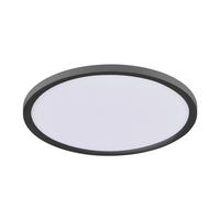 LED-Deckenleuchte 40/40/4,5 cm   - Schwarz, Basics, Kunststoff/Metall (40/40/4,5cm)