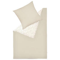 WENDEBETTWÄSCHE E-Scatter Leo beige Flanell 135/200 cm  - Beige, Design, Textil (135/200cm) - Esprit
