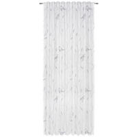HOTOVÝ ZÁVES, priehľadné, 140/245 cm - sivá, Design, textil (140/245cm) - Esposa