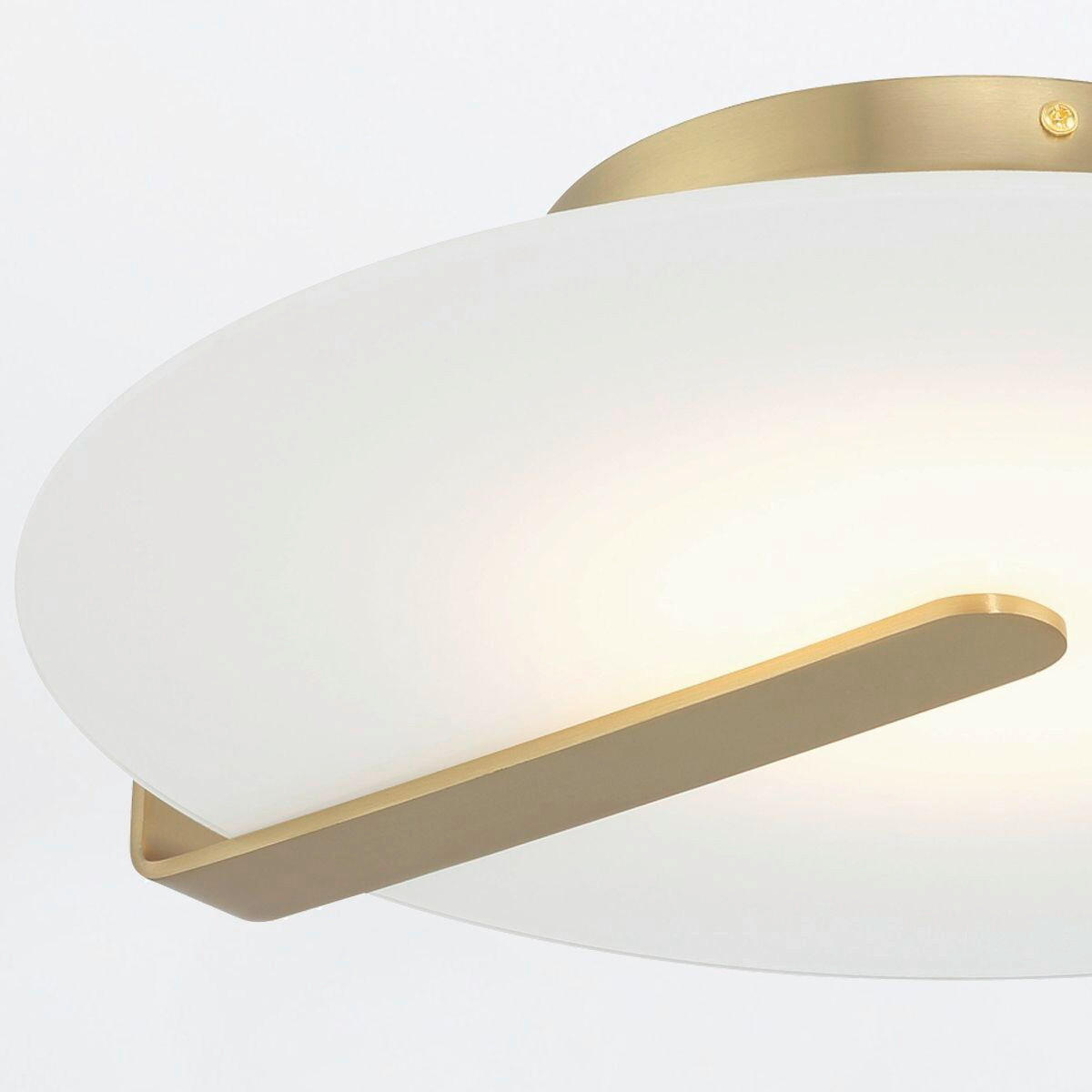 LED-WANDLEUCHTE - Schwarz, Design, Glas/Metall (43,2/9,2cm) - Elstead Lighting