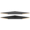 ECKBODEN 96/1,5/74 cm   - Graphitfarben, MODERN, Holzwerkstoff (96/1,5/74cm) - Carryhome