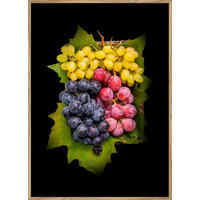 KUNSTDRUCK 51,2/71,2 cm  - Eichefarben/Multicolor, Basics, Holzwerkstoff (51,2/71,2cm) - Monee