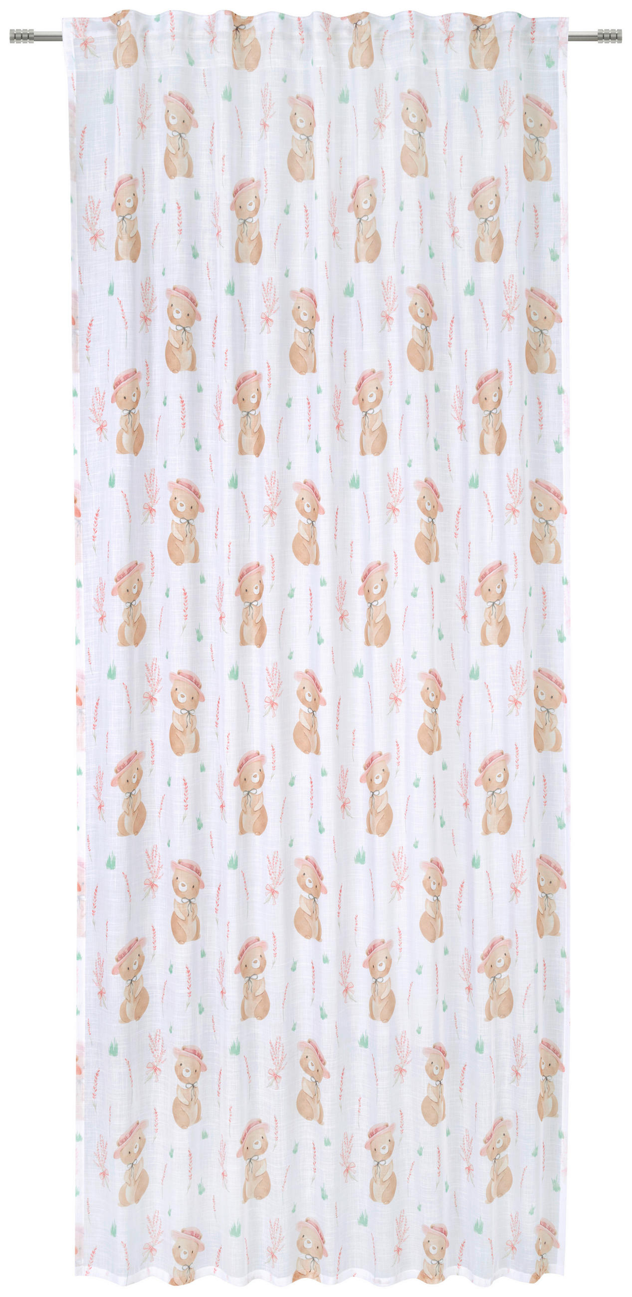 HOTOVÝ ZÁVĚS, průhledné, 140/245 cm - vícebarevná, Trend, textil (140/245cm) - Ben'n'jen