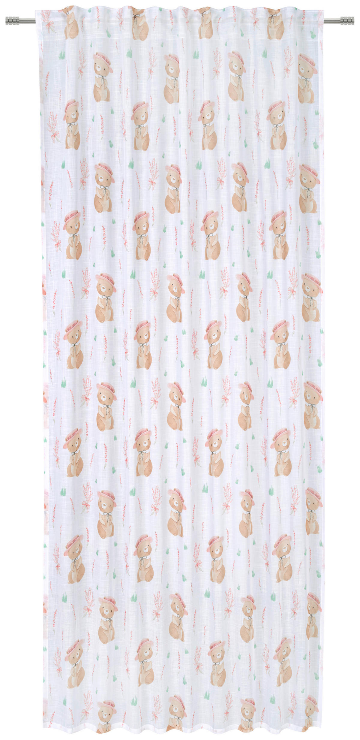 HOTOVÝ ZÁVĚS, průhledné, 140/245 cm - vícebarevná, Trend, textil (140/245cm) - Ben'n'jen