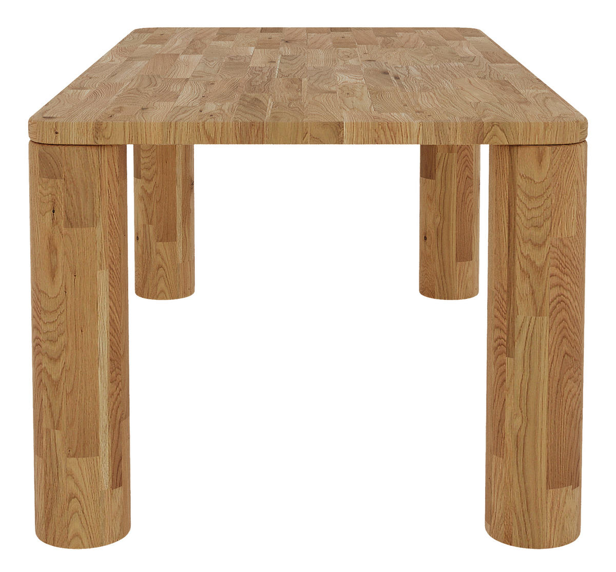 JEDILNA MIZA, masivno hrast  - Design, les (200/100/75cm) - Linea Natura