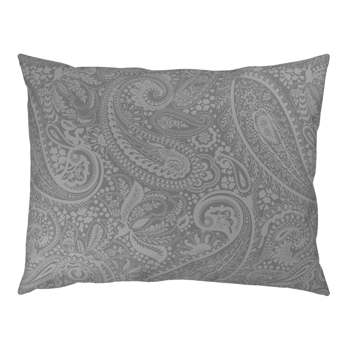 WENDEBETTWÄSCHE Mavie Satin 140/200 cm  - Grau, KONVENTIONELL, Textil (140/200cm) - Novel