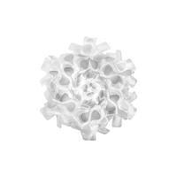 DECKENLEUCHTE CLIZIA 53/20 cm   - Transparent/Weiß, Design, Kunststoff (53/20cm) - Slamp
