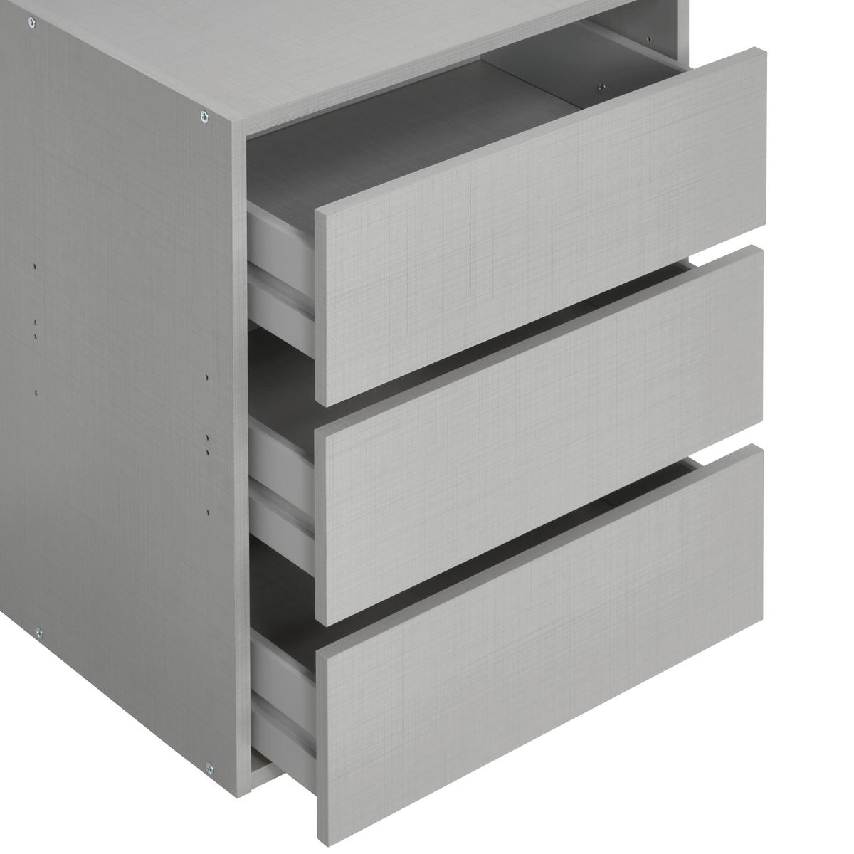 SCHUBKASTENEINSATZ 52/57/40 cm   - Grau, Modern, Holzwerkstoff (52/57/40cm) - MID.YOU