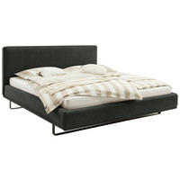 POLSTERBETT Matratze, Lattenrost Grün 180/200 cm  - Birkefarben/Buchefarben, Design, Holz/Textil (180/200cm) - Schöner Wohnen