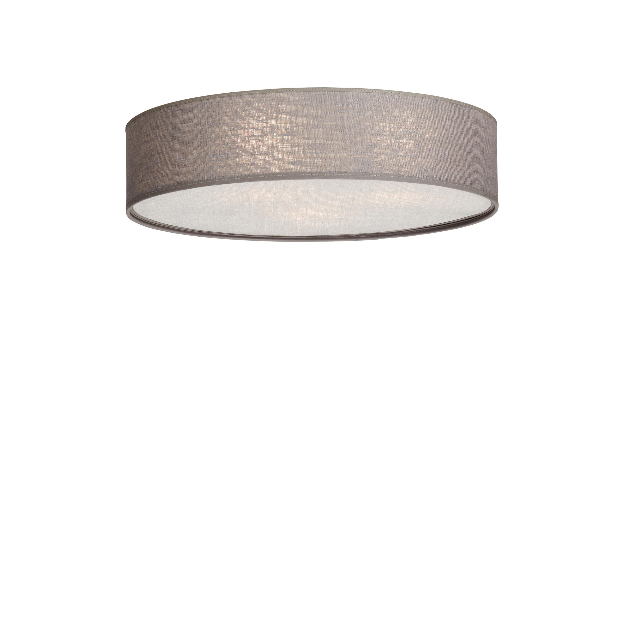 TAKLAMPA Soft 44/14,2 cm  - grå, Klassisk, metall/textil (44/14,2cm) - Belid
