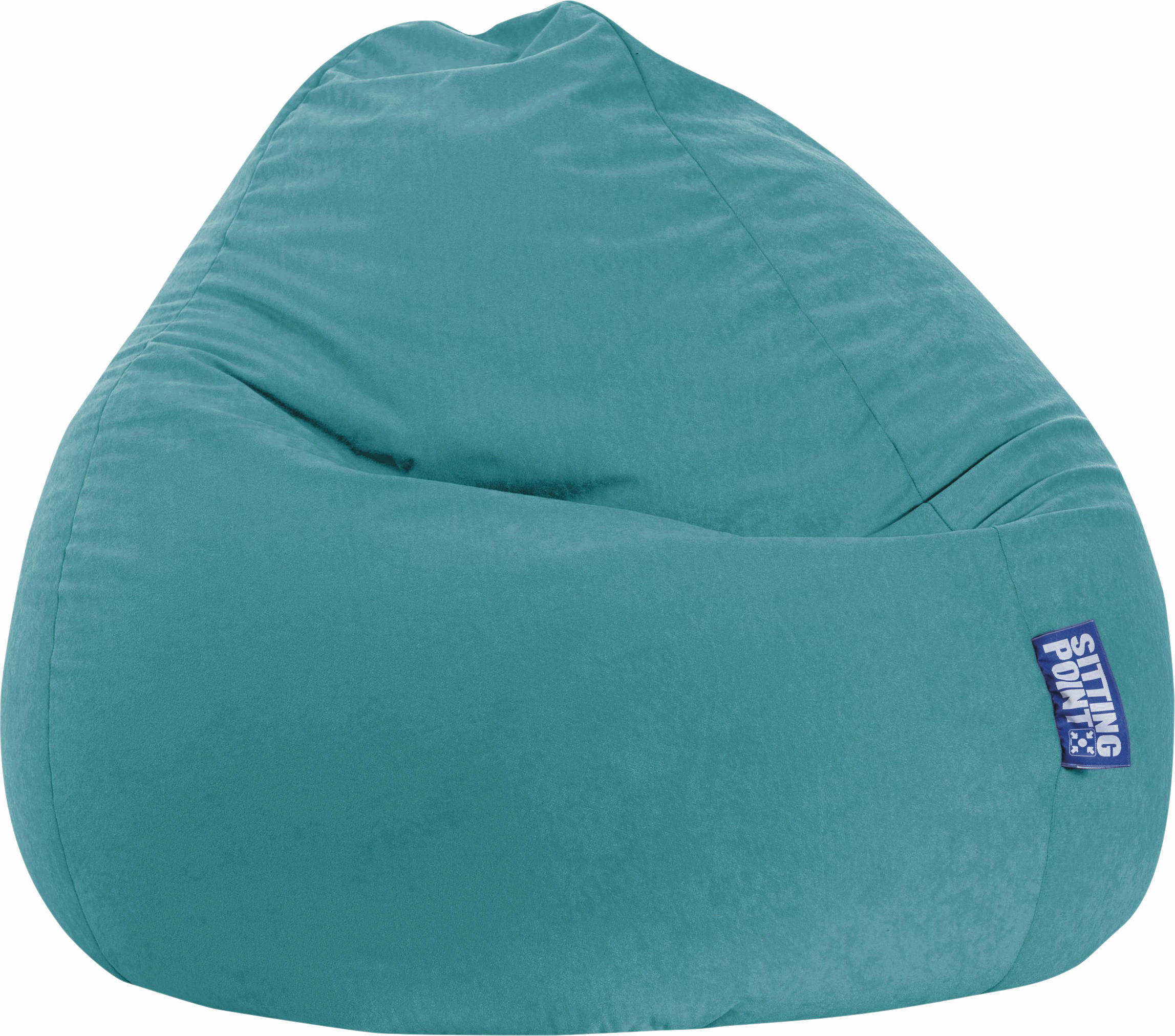 SITZSACK 300 l - Smaragdgrün, Design, Textil (80/130/80cm)