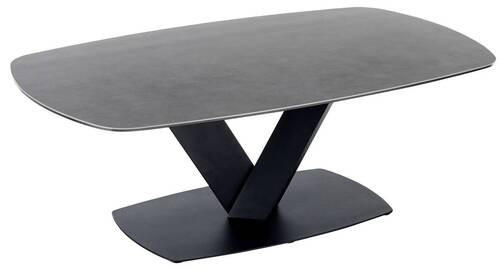 MĂSUȚĂ DE CAFEA metal, sticlă, ceramică 120/70/43 cm   - antracit/negru, Design, ceramică/sticlă (120/70/43cm) - Carryhome