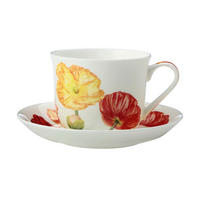 CEAȘCĂ CAPPUCCINO CU FARFURIE  - Basics, ceramică (17.5/17.5/9.5cm)