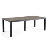 GARTENTISCH Metall, Kunststoff Anthrazit, Dunkelgrau rechteckig  - Dunkelgrau/Anthrazit, Basics, Kunststoff/Metall (280/100/75cm) - Tierra Outdoor