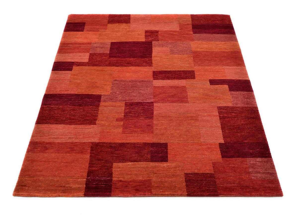 WOLLTEPPICH 170/240 cm Rot  - Rot, Design, Textil (170/240cm) - Cazaris
