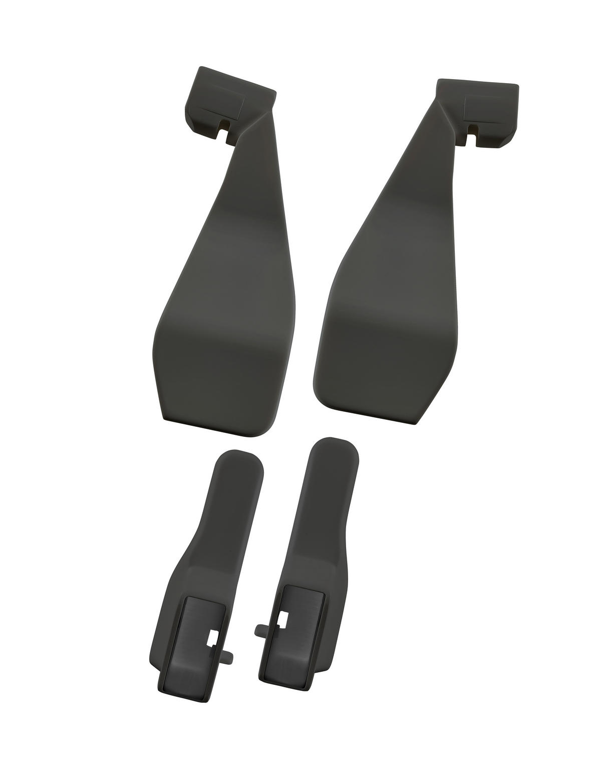 ADAPTÉR PRO VYSOKOU ŽIDLI, šedá - šedá, Basics, kov/plast - Jimmylee