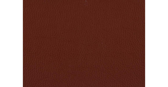 DREISITZER-SOFA in Leder Dunkelorange - Dunkelorange/Alufarben, Design, Leder/Metall (190/82/99cm) - Dieter Knoll