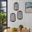 LED-HÄNGELEUCHTE Cage 40/50-150 cm  - Kupferfarben, Design, Kunststoff/Metall (40/50-150cm) - Dieter Knoll