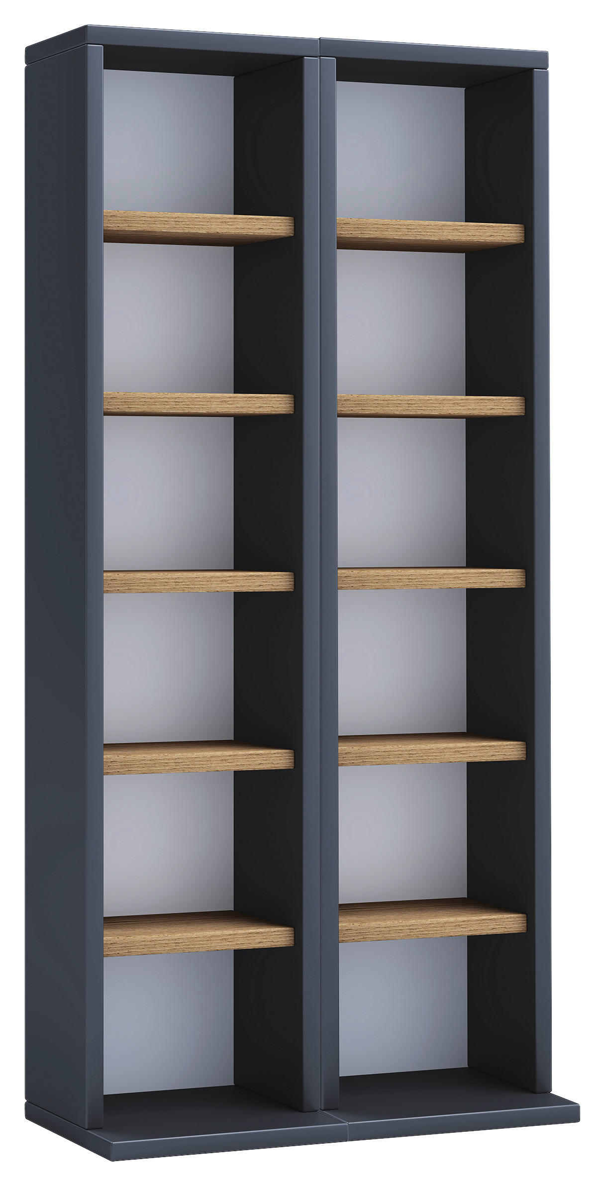 CD-REGAL Anthrazit, Honigeiche  - Honigeiche/Anthrazit, Design, Holzwerkstoff (42/91,8/20cm) - MID.YOU