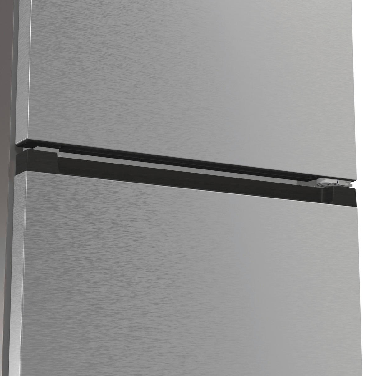 KÜHL-GEFRIER-KOMBINATION NRB620C61X4WFE  - Edelstahlfarben, Basics, Glas/Kunststoff (59,5/203/65,8cm) - Gorenje