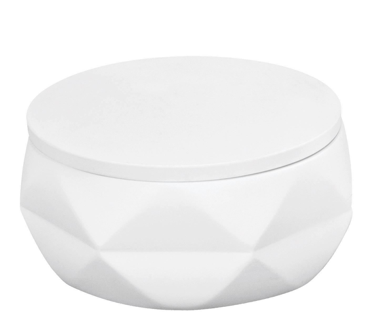 KOZMETIČKA KUTIJA  bijela  CRACKLE JAR  - bijela, Konvencionalno, plastika (10,5/6cm) - Kleine Wolke