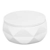 KOSMETIKDOSE - Weiß, KONVENTIONELL, Kunststoff (10,5/6cm) - Kleine Wolke