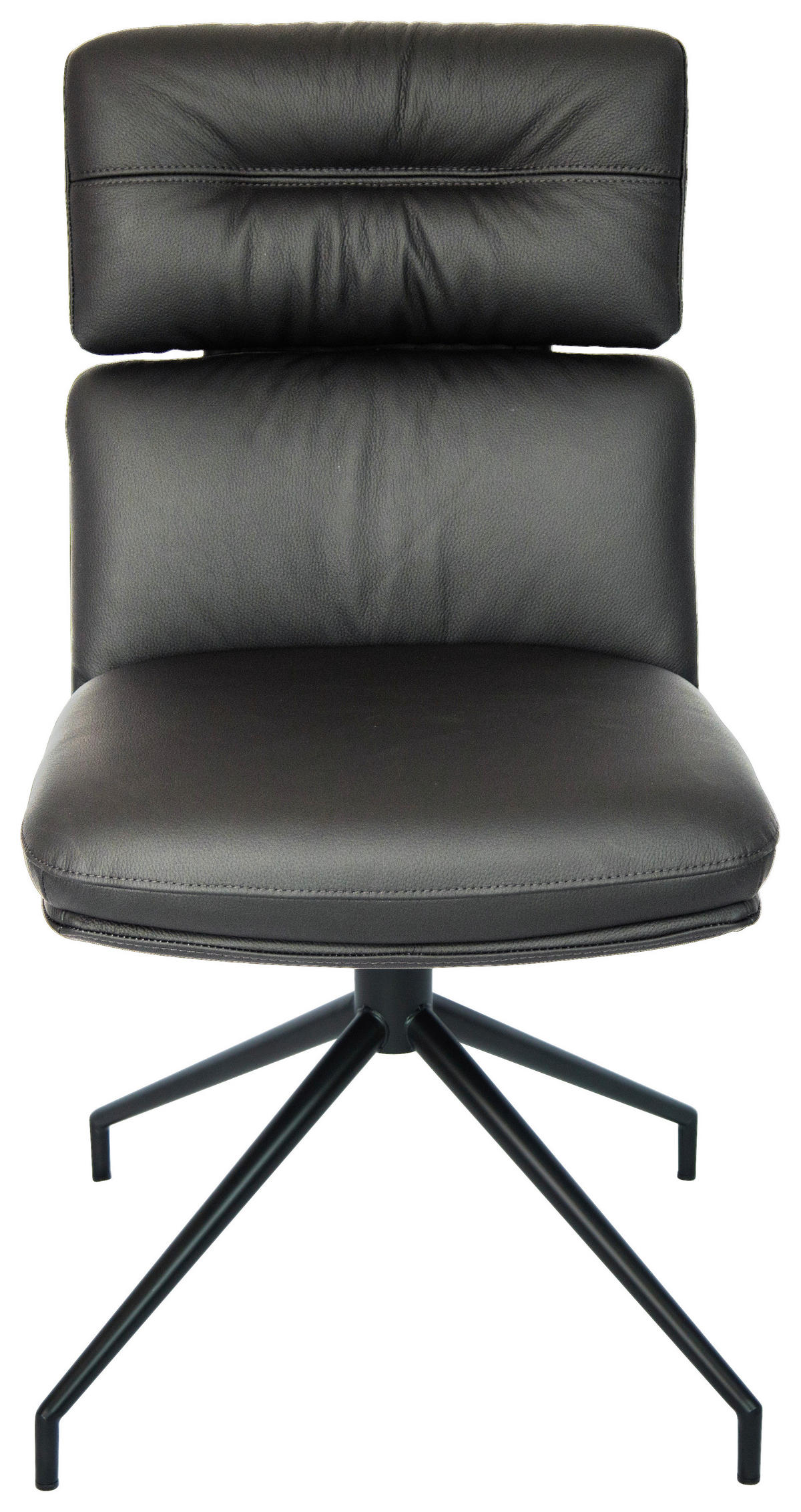 STOLIČKA, čierna - čierna, Design, kov/koža (50/92/64,5cm) - Dieter Knoll