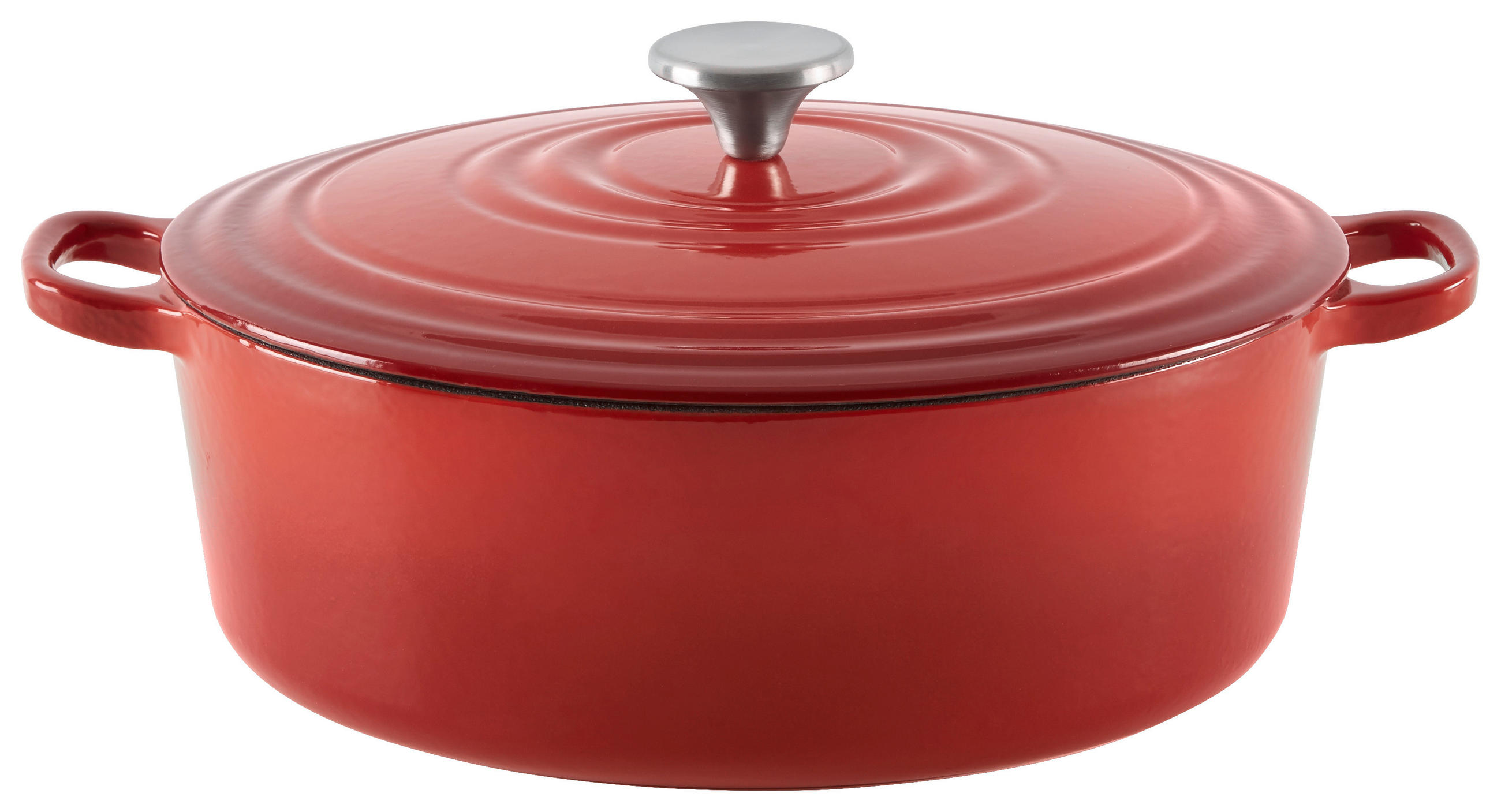 BRATENTOPF Beef & More 4,7 l  - Rot/Schwarz, Konventionell, Metall (29/22,7cm) - Homeware Profession.