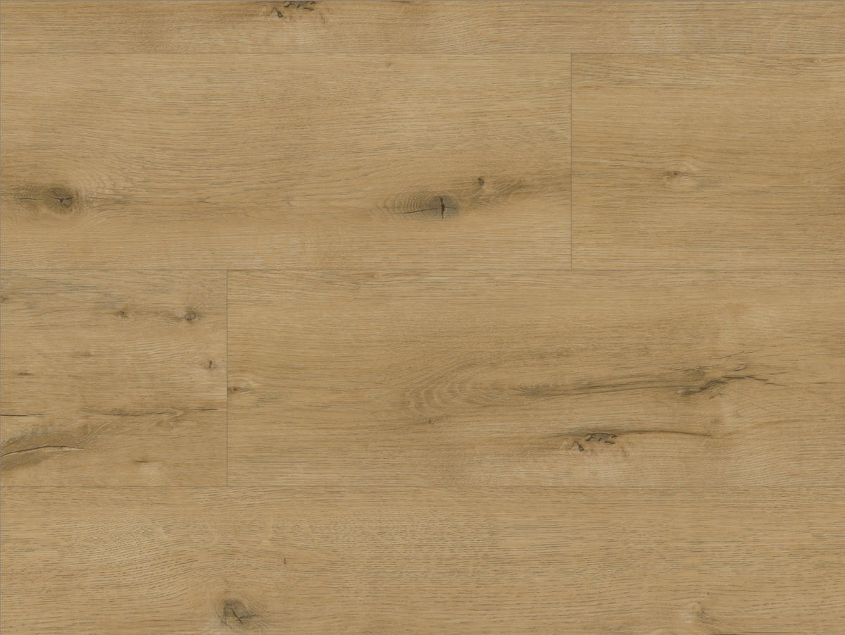 DESIGNBODEN FIXED  per  m² - Eichefarben, Basics, Kunststoff (121.9/18.4/0.25cm)