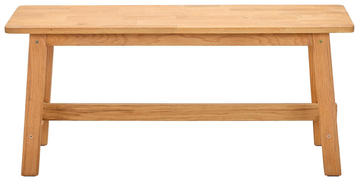 SITZBANK Eichefarben Eiche massiv  - Eichefarben, Design, Holz (100/45/29cm) - MID.YOU