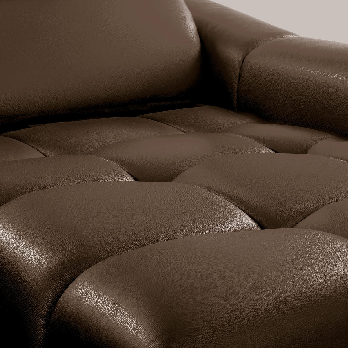 ECKSOFA  Echtleder Braun  - Schwarz/Braun, Design, Leder/Kunststoff (274/177cm) - Livetastic