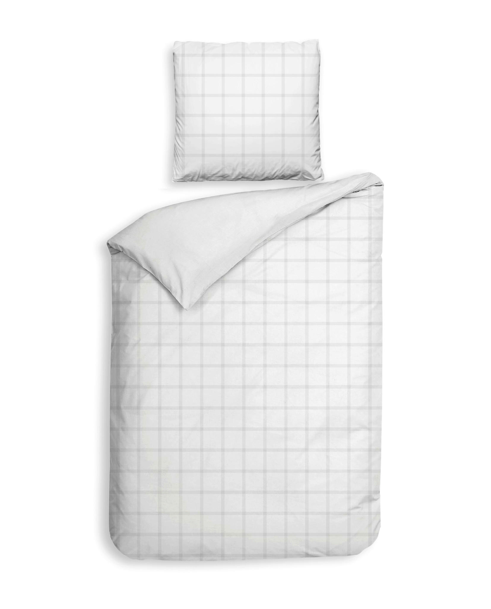BETTWÄSCHE 2-teilig Diamante Makosatin 135/200 cm  - Weiß, Basics, Textil (135/200cm)