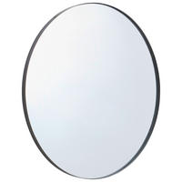 WANDSPIEGEL Schwarz  - Schwarz, MODERN, Glas/Holzwerkstoff (120/120/3cm) - MID.YOU