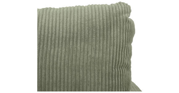 ECKSOFA Olivgrün Cord - Schwarz/Olivgrün, KONVENTIONELL, Kunststoff/Textil (217/146cm) - Carryhome
