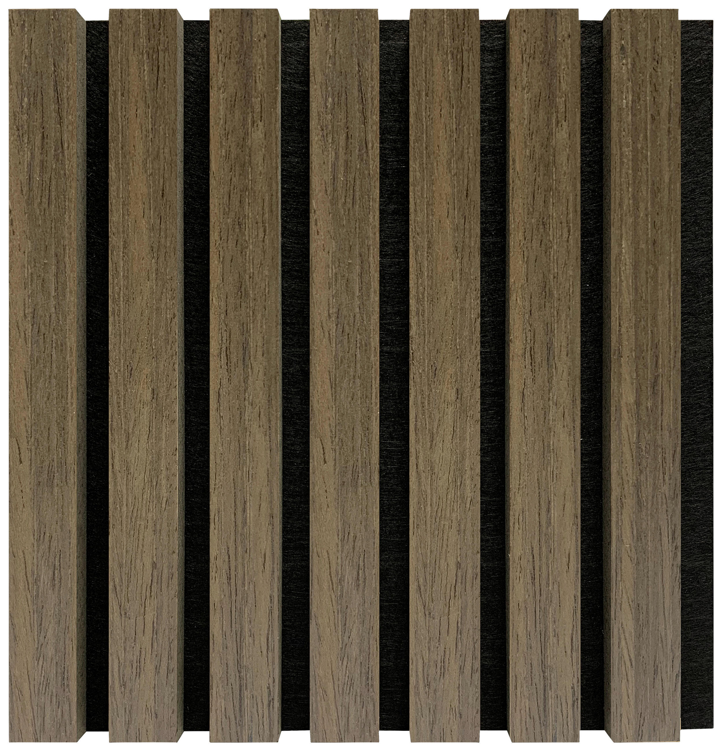 AKUSTIKPANEEL Echtholz 52/104/2,2 cm 4 Stück  - Eichefarben/Schwarz, KONVENTIONELL, Holz/Kunststoff (52/104/2,2cm) - Xora