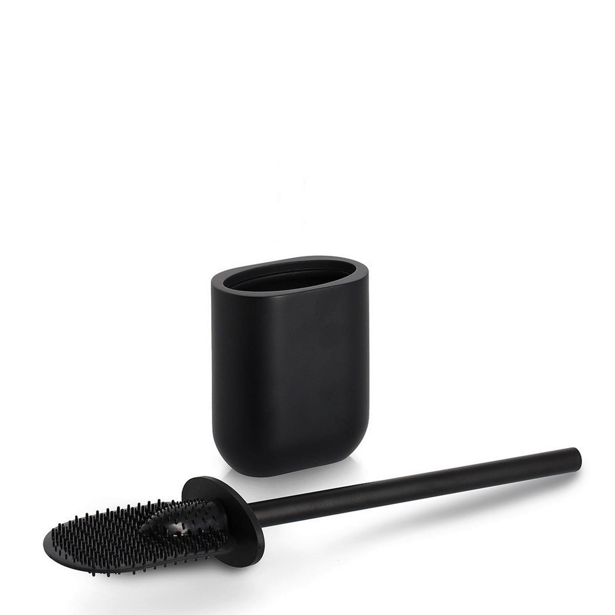 BAD-ACCESSOIRE-SET Kunststoff  - Schwarz, Basics, Kunststoff (50/35/35cm) - Zeller Present