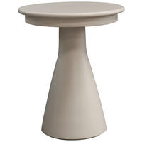 BEISTELLTISCH 40/40/50 cm Mangoholz teilmassiv Kaschmir rund  - Kaschmir, Design, Holz (40/40/50cm) - Carryhome