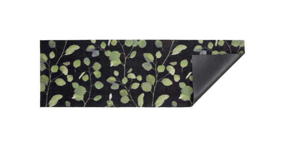 KÜCHENLÄUFER 50/150 cm Miabella Grün, Schwarz, Weiß  - Schwarz/Weiß, Design, Textil (50/150cm) - Esposa
