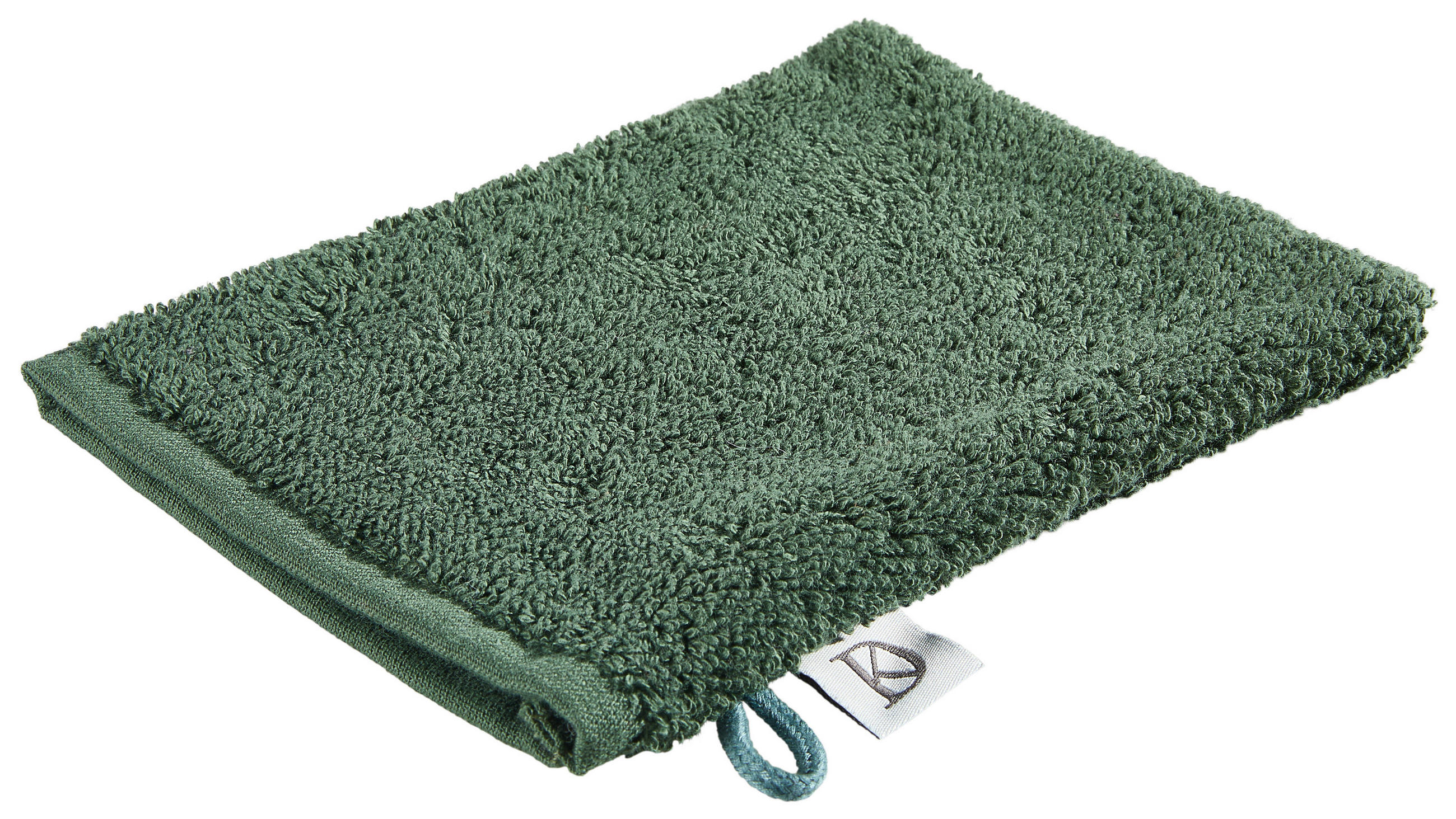 WASCHLAPPEN BOLANO Dunkelgrün 4-teilig  - Dunkelgrün, KONVENTIONELL, Textil (16/21cm) - Dieter Knoll