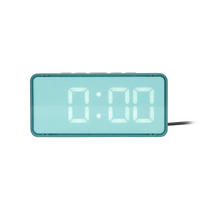WECKER   - Türkis, Basics, Kunststoff (14/3/6.5cm) - Karlsson