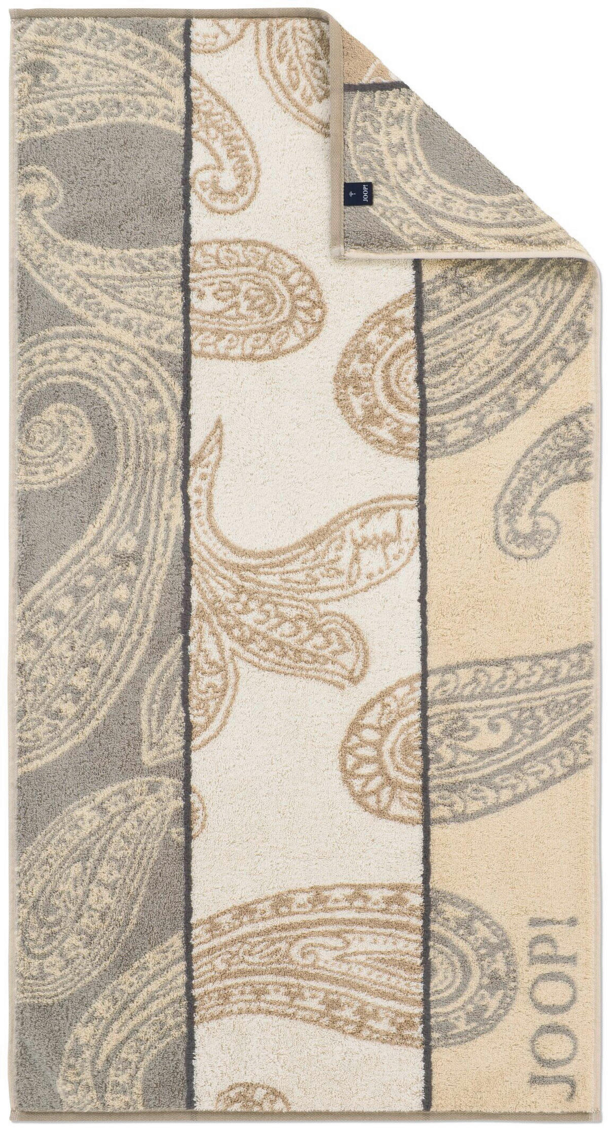 DUSCHTUCH Contour Paisley 80/150 cm  - Beige/Creme, Design, Textil (80/150cm) - Joop!