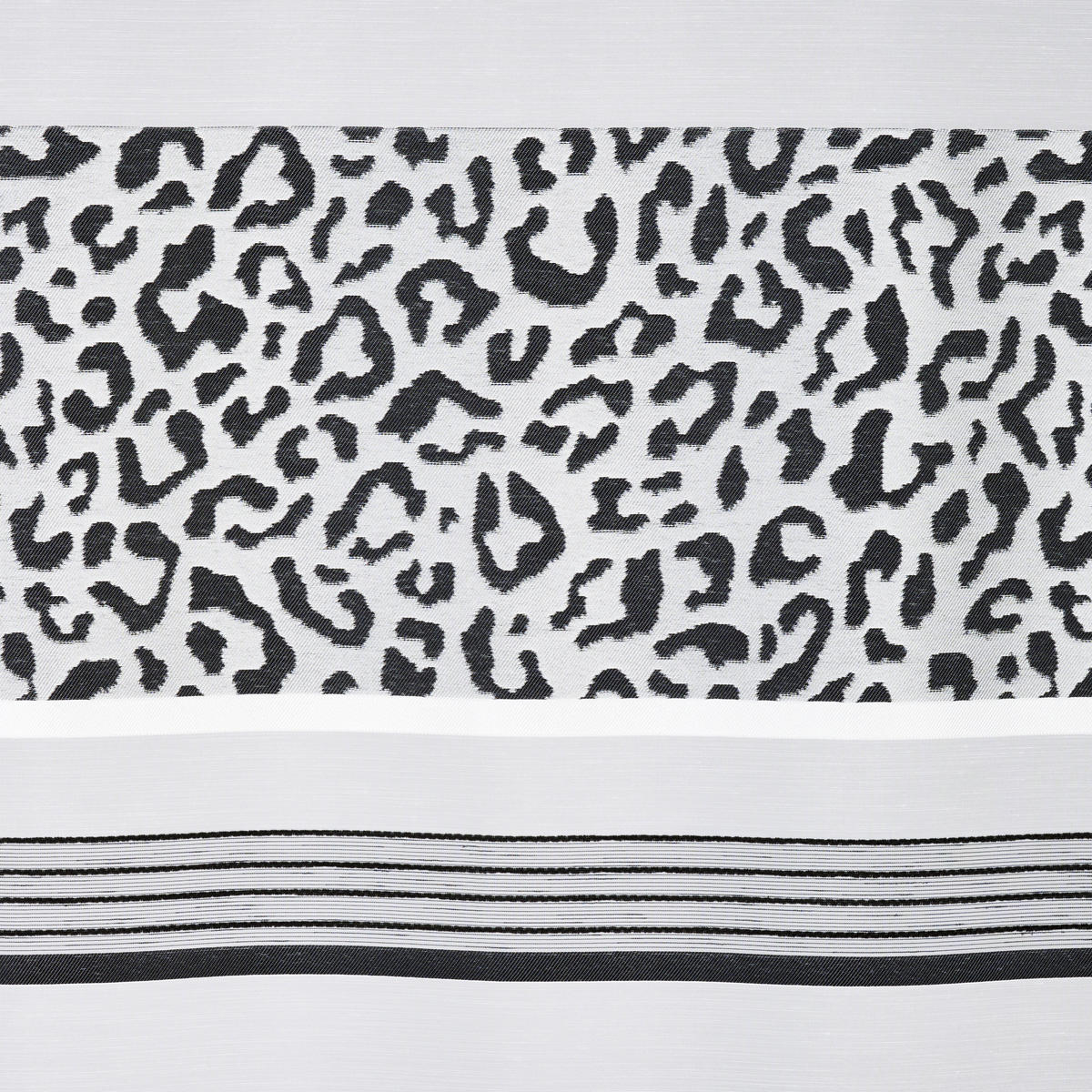 FERTIGVORHANG halbtransparent  - Schwarz, Trend, Textil (140/245cm) - Esposa