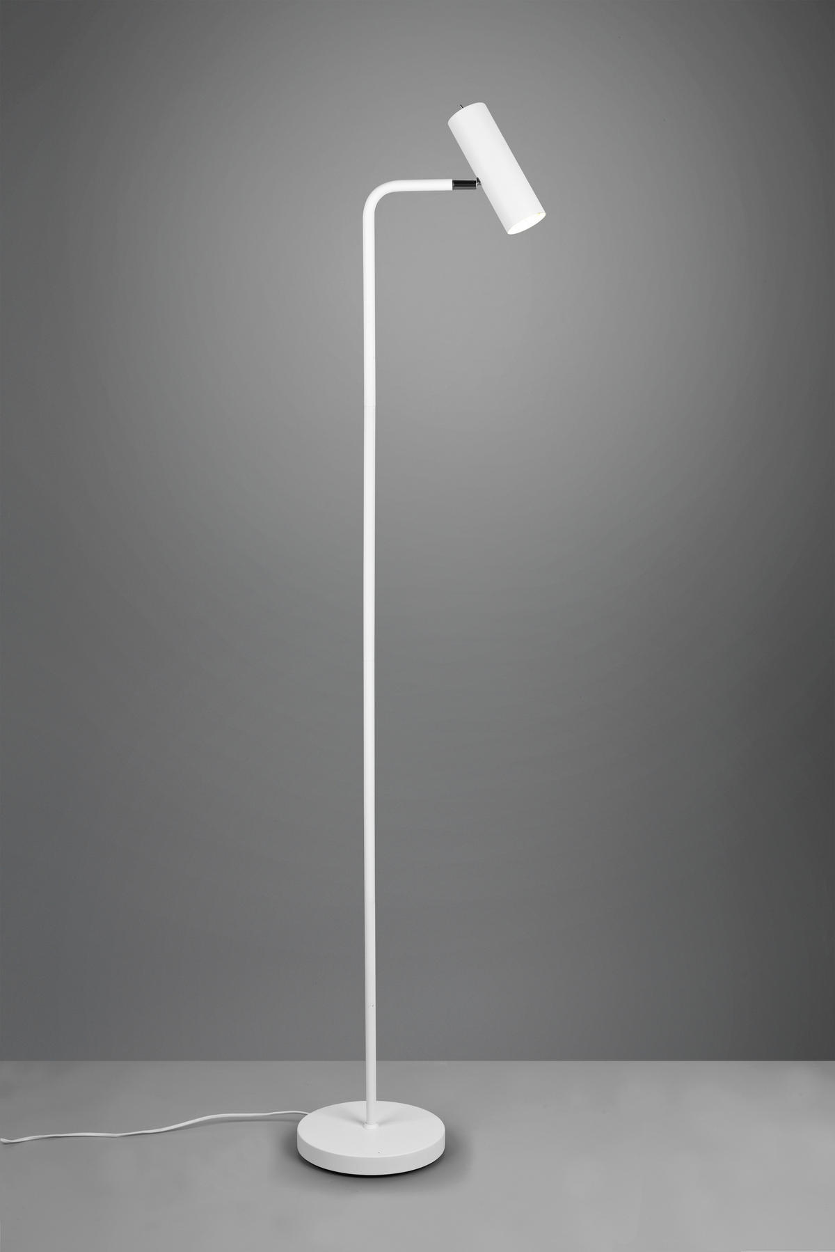 STEHLEUCHTE 23/151 cm    - Weiß, Basics, Metall (23/151cm) - Trio Leuchten