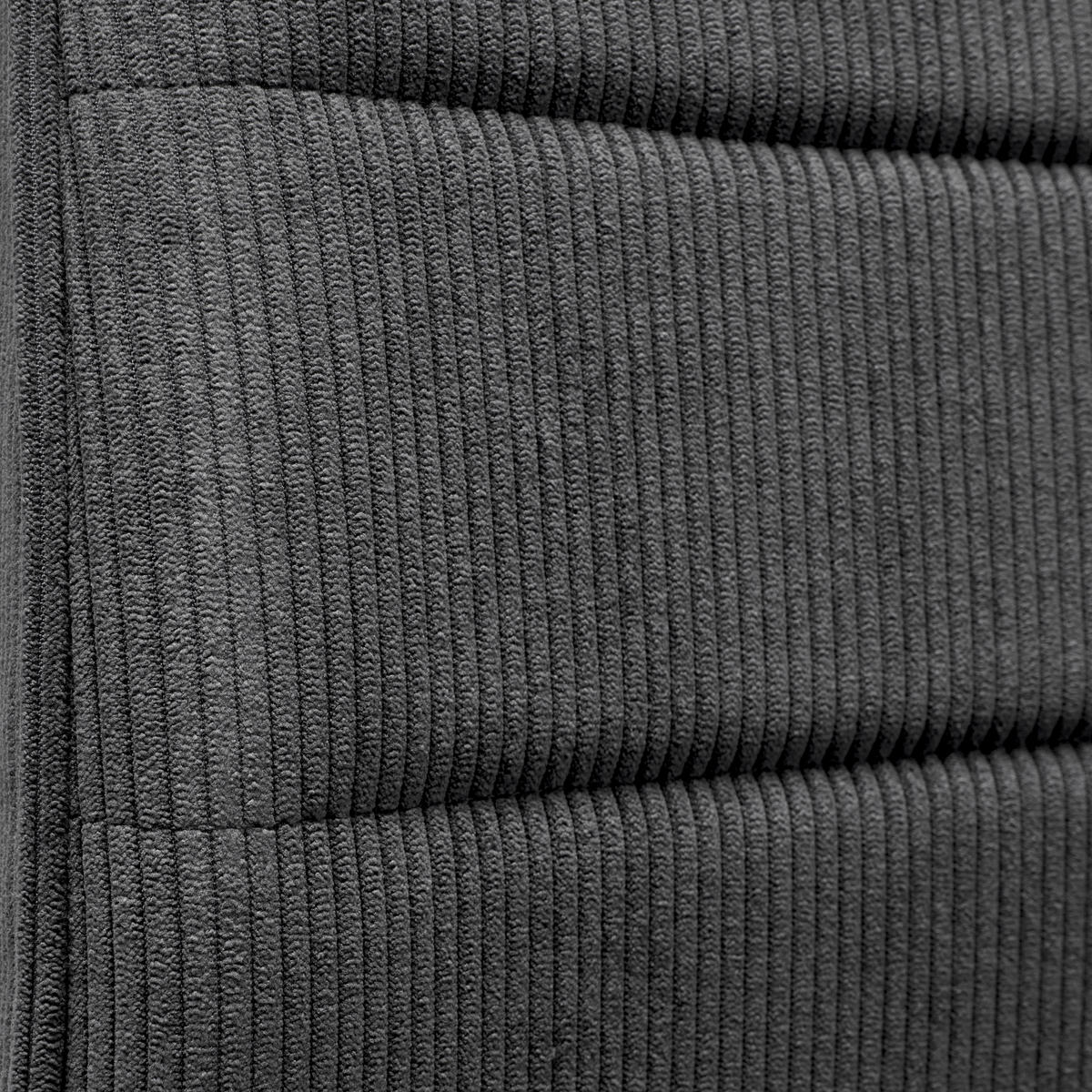 STUHL  in Eisen Cord Metall, Textil  - Schwarz/Grau, LIFESTYLE, Textil/Metall (44/96/58cm) - Livetastic