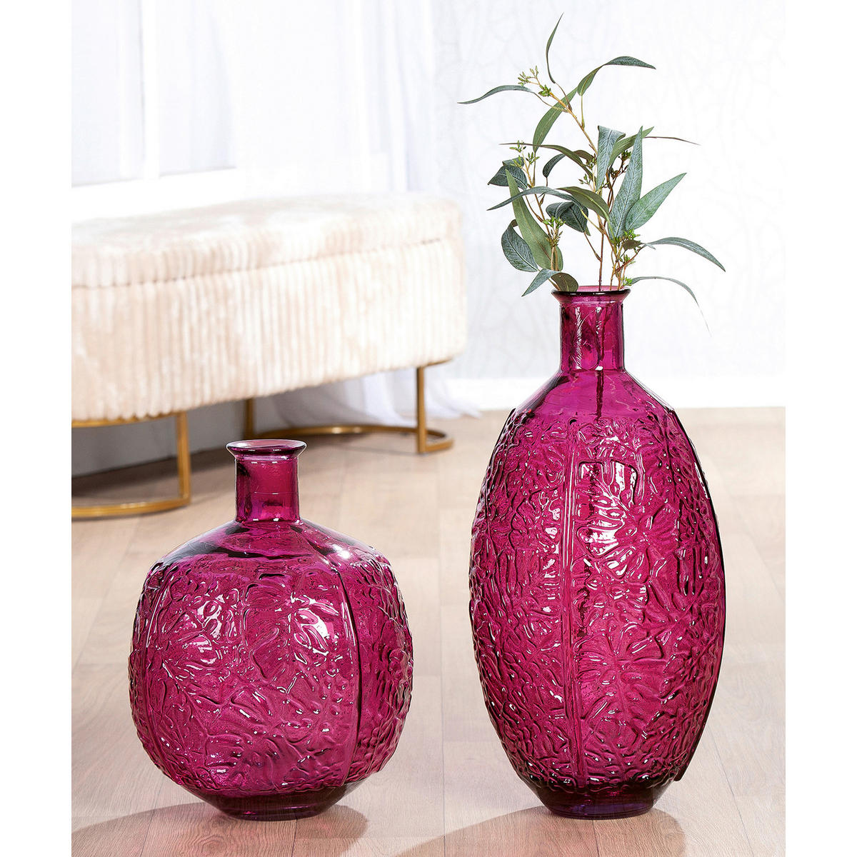 DEKOVASE  - Magenta, Basics, Glas (33/44cm)